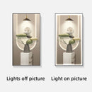 Axyaa Crystal Painting Porcelain LED Wall Lamp for Home Décor