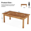 Axyaa Farmhouse Wood Office Computer Desk, 70 Inch Executive Desk for 1-2 Person