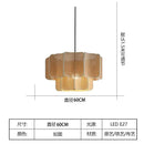 Axyaa Rattan Pendant Light: Japanese Wabi Sabi Bohemian Chandelier for Modern Home Decor