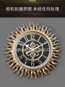 Axya Sun Wall Clock - Elegant Home Decor, High-End Design