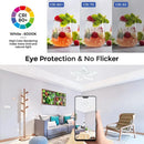 Axyaa Modern Flower Ceiling Chandelier with Remote Control