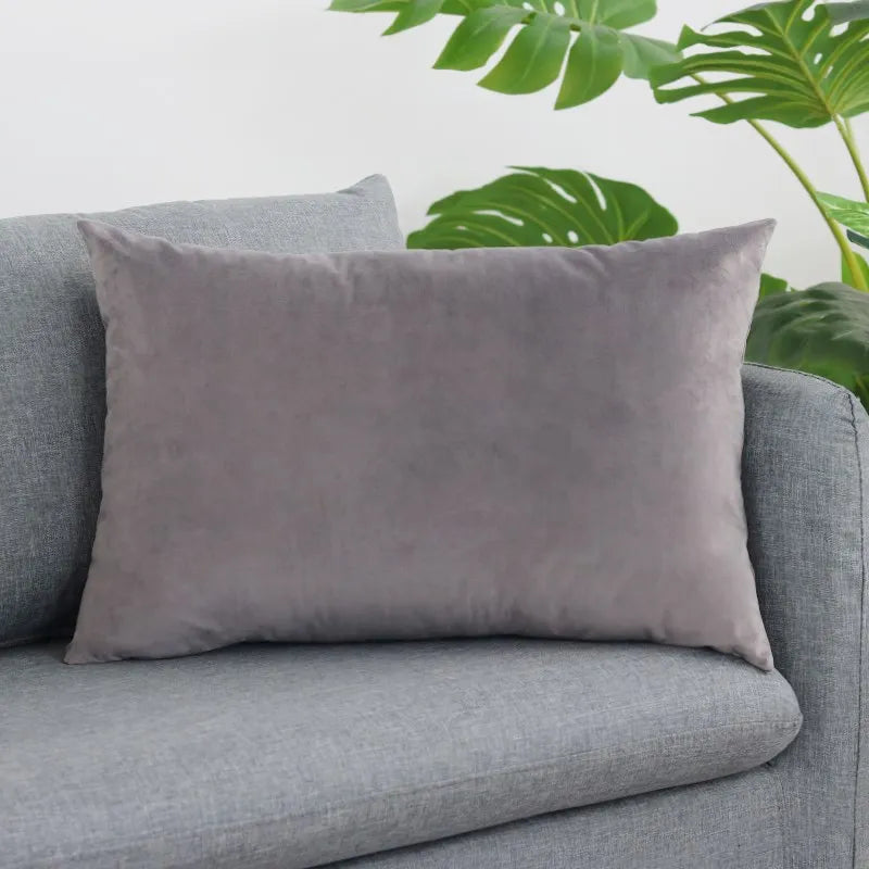 Axyaa Velvet Sofa Cushion Cover 50x70 Nordic Minimalist Style Pillow Case