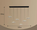 Axyaa Modern Indoor Pendant Chandeliers LED Ceiling Light for Dining Room