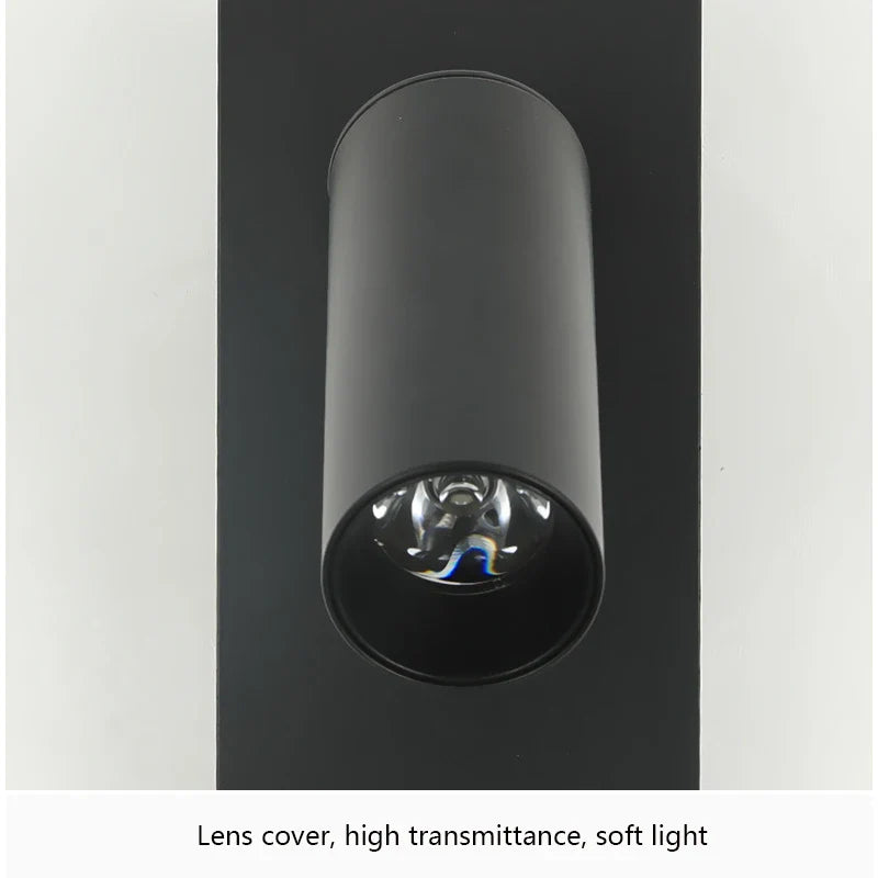 Axyaa LED Wall Sconce - Adjustable Brightness & Dual Switch - Modern Ambient Lighting