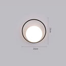 Axyaa Nordic LED Wall Light Sconce, Minimalist Design, Living Room Bedside Lamp