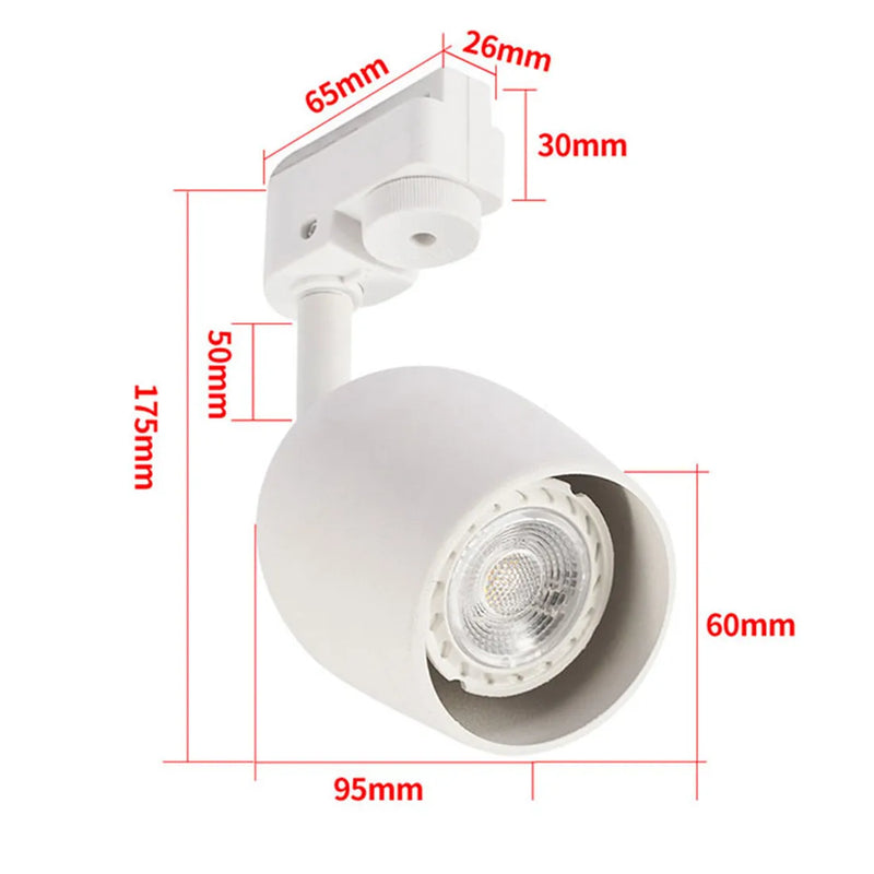 Axyaa Mini GU10 Track Lights for Ceiling Spotlighting and Accent Wall Art