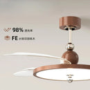 Axyaa Middle Ancient Style Ceiling Fan Light with Variable Frequency LED, Ultra-thin Silent Design