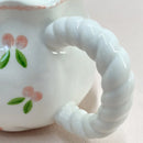 Axyaa French Ceramic Hand Pinch Bow Mug - Cute Breakfast Tea Cup Gift
