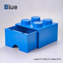 Axyaa Color Block Drawer Organizer Stackable Plastic Cabinet - Home Storage Solution