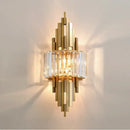 Axyaa Crystal Light Luxury Bedroom Wall Lamps - Nordic Modern Background Wall Fixtures