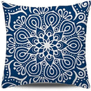 Axyaa Blue Modern Simple Square Pillowcase 40x40cm Home Decor Sofa Cushion Cover