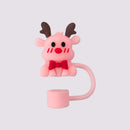 Axyaa 40oz Silicone Straw Covers: Cute Stanley Cup Tumbler Accessories