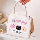 Axyaa Cartoon Thermal Lunch Box Bag for Students and Office Workers