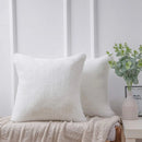 Axyaa Fur Cushion Cover - Soft Decorative Pillow for Couch or Sofa