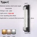 Axyaa Dimmable LED Outdoor Stainless Steel Sconce for Villa Courtyard & Garage