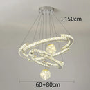 Axyaa Crystal Chandelier Pendant Light for Living Room and Bedroom