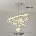 Axyaa Crystal Chandelier Pendant Light for Living Room Bedroom Ceiling Lighting