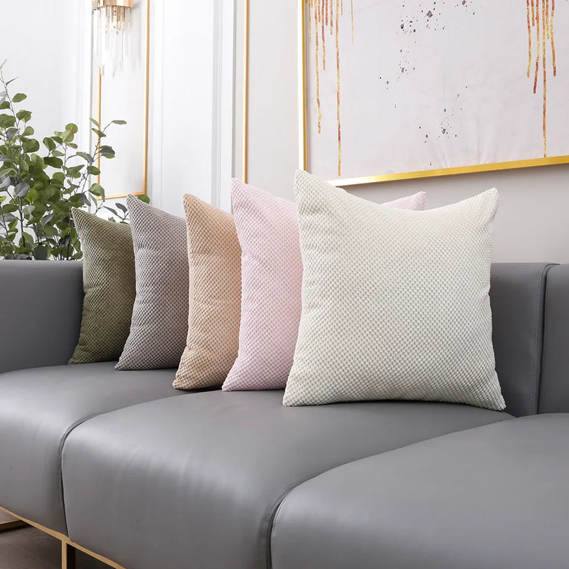 Axyaa Soft Plush Velvet Cushion Cover in Various Colors 45x45