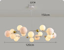 Axyaa Cream French Master Bedroom LED Pendant Light - Modern Minimalist Full Spectrum Lighting