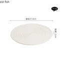 Axyaa Ceramic Steak Pasta Sushi Dessert Plate Set for Molecular Cuisine