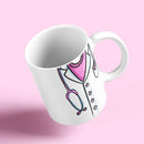 Axyaa Doctor Stethoscope Mug 11oz Ceramic Coffee Nurse Gift Birthday Mug