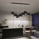 Axyaa LED Cube Pendant Lights for Modern Minimalist Style in Dining and Living Rooms