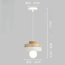 Axyaa Solid Wood Chandelier LED Light for Bedroom, Restaurant, and Balcony