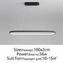 Axyaa Oval LED Pendant Light for Office, Studio, and Restaurant Decoration