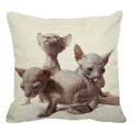 Cute Axyaa Sphinx Cat Cushion Cover 45X45cm - Home Sofa Decoration Pillowcase