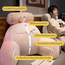 Axyaa Reading Pillow with Headrest - Lumbar Support Backrest for Chair, Sofa, Bed