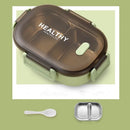 Axyaa Stainless Steel Bento Box 900ML - High Capacity Sealed Food Container