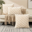 Axyaa Faux Fur Plush Pillow Cover for Sofa, Bed, Living Room