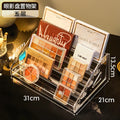 Axyaa Acrylic Makeup Organizer: Nail Polish, Lipstick, Eye shadow, Blush & Cosmetics Display
