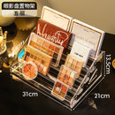 Axyaa Acrylic Makeup Organizer: Nail Polish, Lipstick, Eye shadow, Blush & Cosmetics Display