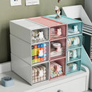 Axyaa Desk Organizer Drawer Cabinet Clear Small Storage Box