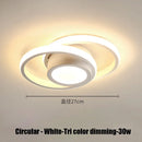 Axyaa LED Chandelier Indoor Ceiling Lamp White/Black Bedroom Living Room Lighting