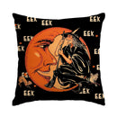 Halloween Ghost Pillowcase by Axyaa - Sofa Decor Throw Pillow Cover