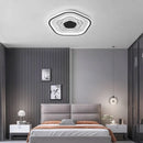 Axyaa Modern Pentagonal LED Ceiling Chandelier, Indoor Lighting for Living Room & Bedroom