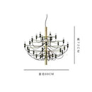 Axyaa Summer Fruit Chandelier Pendant Light - Elegant Living Room Suspension Lamp