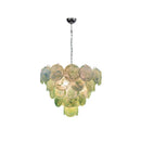 Axyaa Glass LED Pendant Light: Art Dimming for Bedroom & Living Room