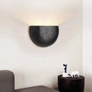 Axyaa Black Travertine LED Wall Lamps - Vintage Indoor Lighting Fixture