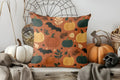 Axyaa Cute Ghosts Holding Hands Halloween Pillow Cover for Sofa Bedroom Car