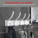 Axyaa Door Hooks Clothes Hanger Storage Wall Hanging Kitchen Bathroom Accessories