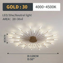 Axyaa LED Ceiling Lamp: Modern Elegant Luxurious Main Light for Bedroom