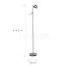 Axyaa Adjustable Danish Floor Lamp with Simple Reading Light