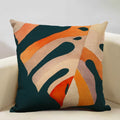 Axyaa Geometric Cushion Cover 45x45cm Linen Pillowcase for Home Bedroom Sofa