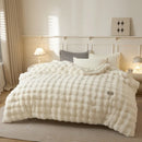 Axyaa Warm Rabbit Plush Quilt for Maternal & Infant, Thick Milk Plush, Winter Sleep Essential.