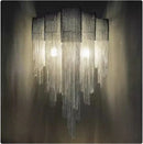 Axyaa Modern Luxury Tassel Wall Lamps for Bedroom Living Room Staircase Loft Sconce