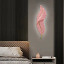 Axyaa LED Feather Wall Light for Bedroom and Living Room Decor