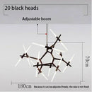 Axyaa Satellite LED Chandelier for Home Decor Lighting